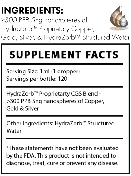 
                  
                    HydraZorb™ Total-3 Copper Gold Silver Shield
                  
                