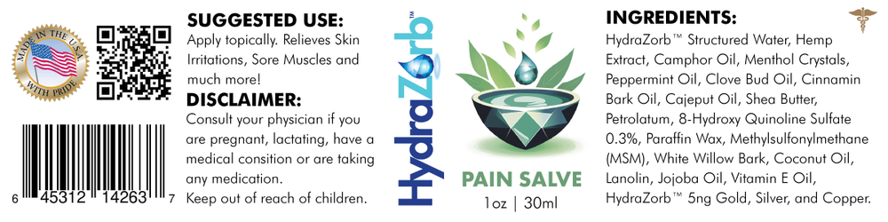 
                      
                        HydraZorb Pain Salve
                      
                    